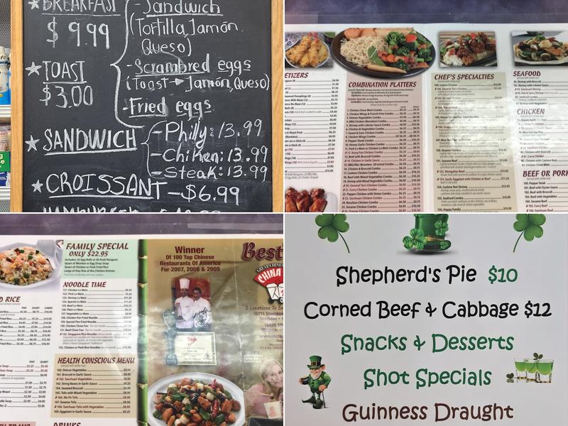 Cafe & Grill Menu