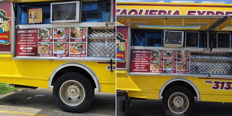 Taqueria Express #2 Menu