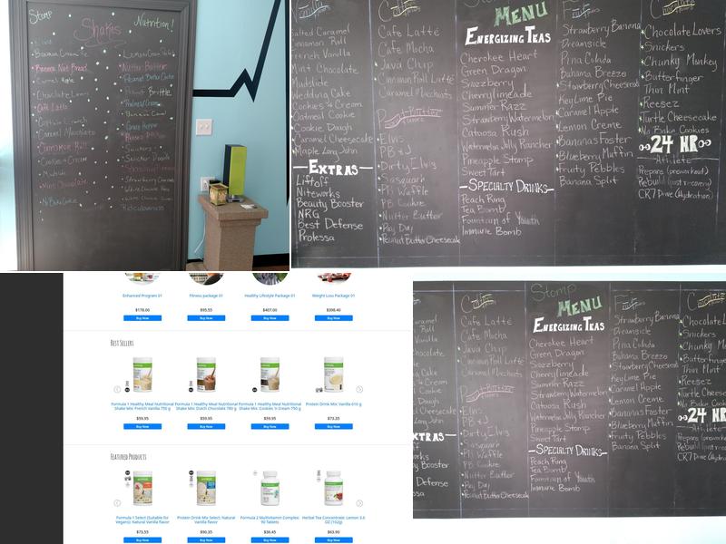 Nutrition Stomp Menu