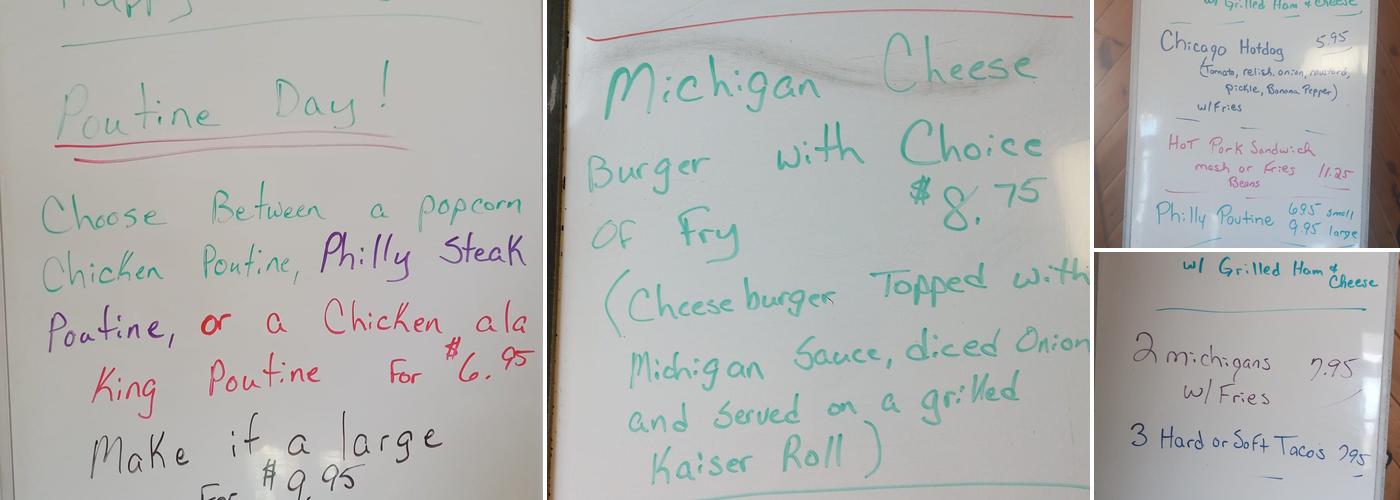 Sherry's Kitchen Menu