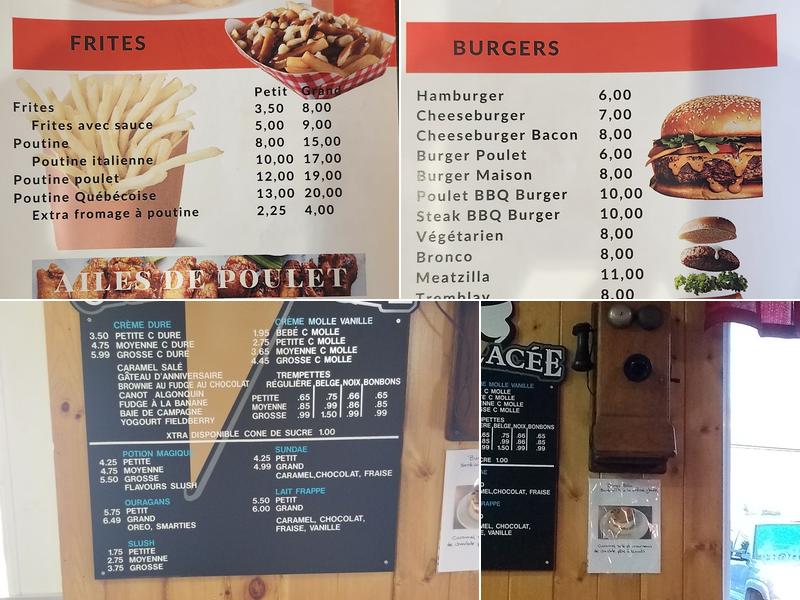 Burger Bob Menu