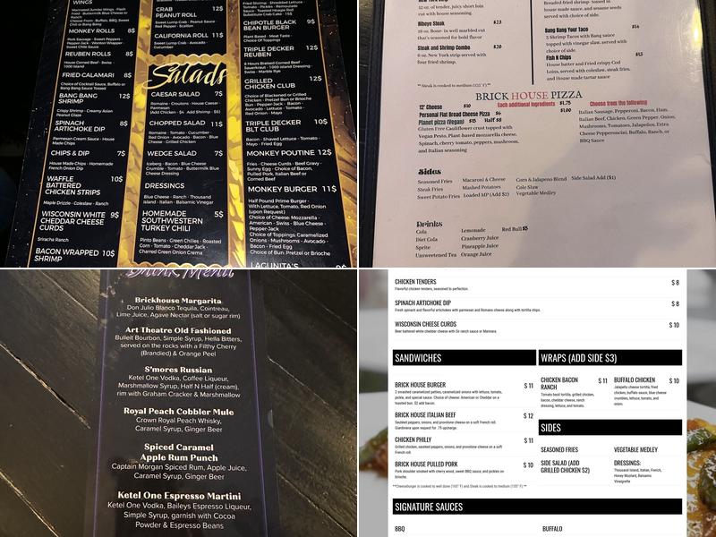 Brickhouse Bar & Grill Menu