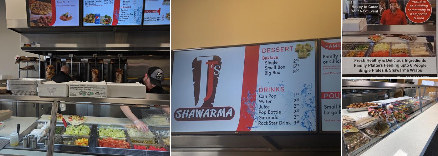 JJ's Shawarma Menu