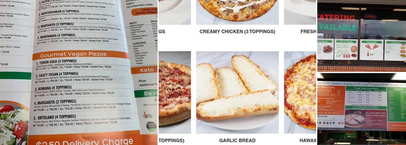 Buddy’s Pizza Menu