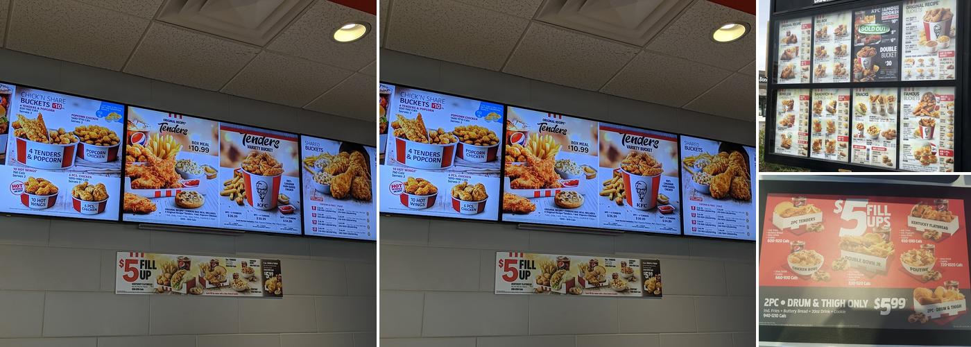KFC Menu