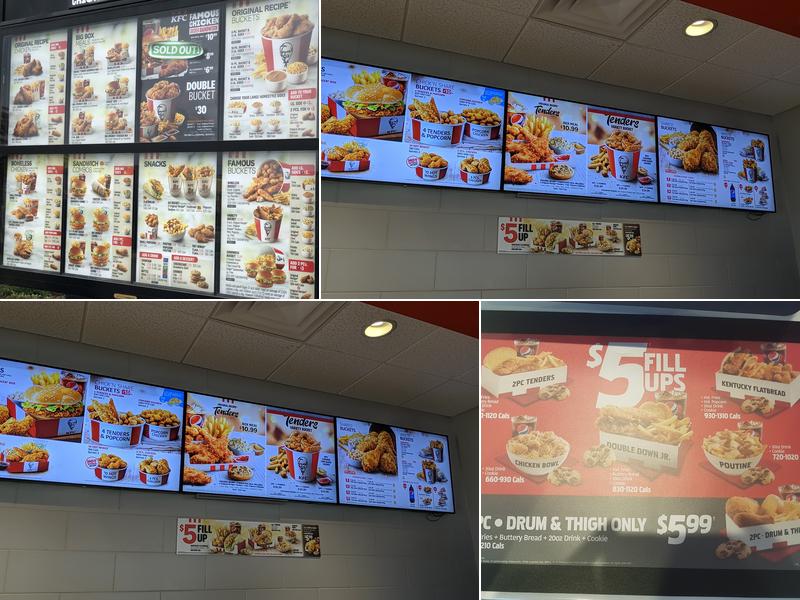 KFC Menu