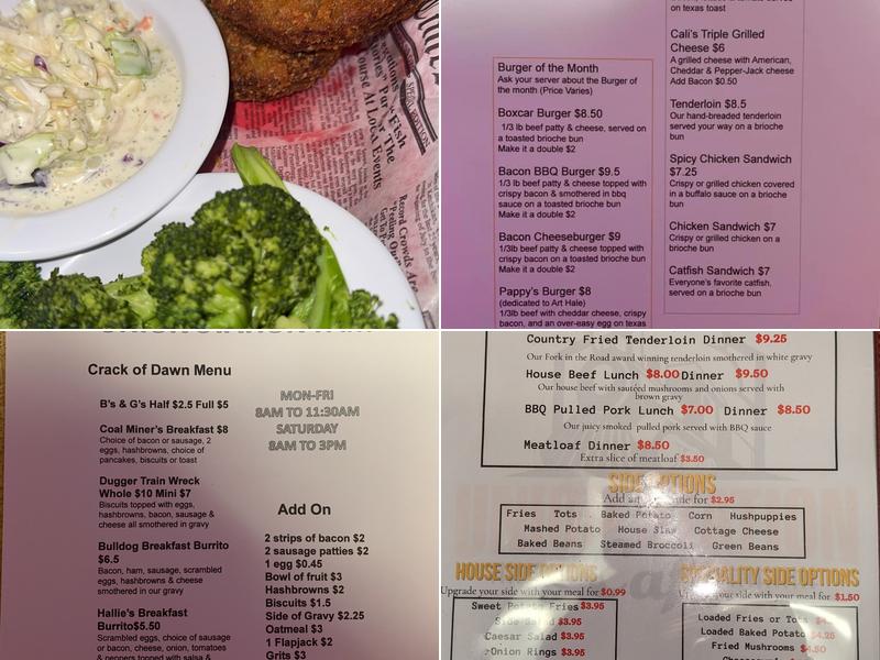 Union Station Cafe Menu