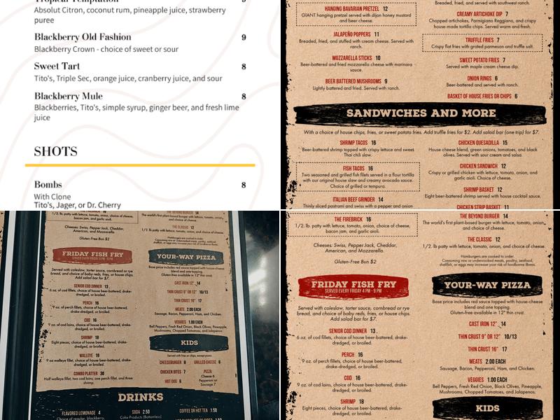 Young's FireBrick Bar & Grill Menu