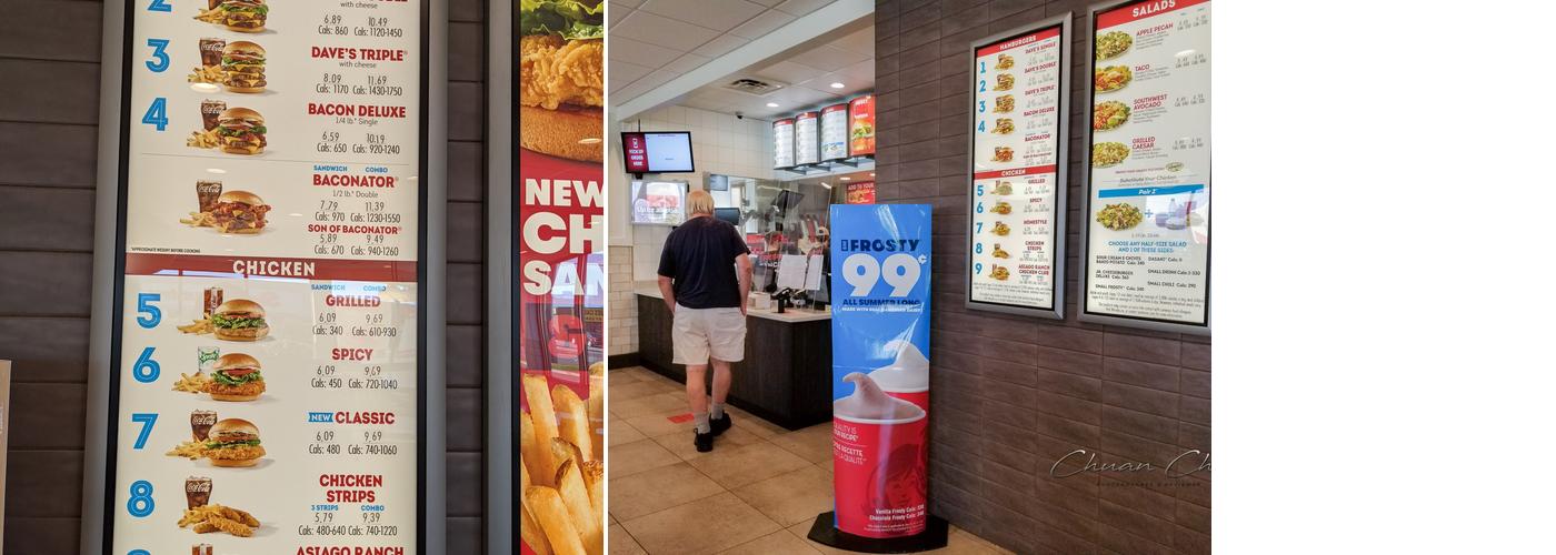 Wendy's Menu