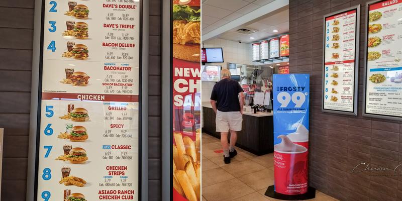 Wendy's Menu