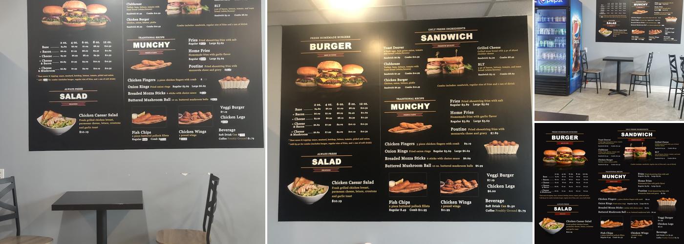 Burger Cafe & Beyond Menu