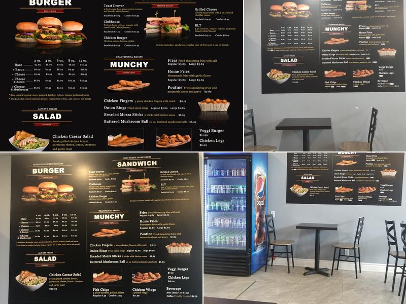 Burger Cafe & Beyond Menu