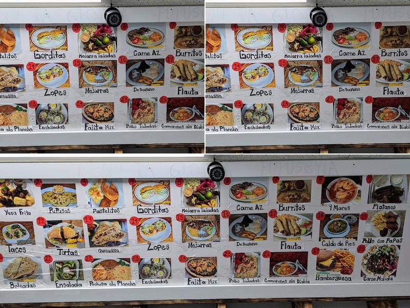 Pupuseria La Gloria Menu