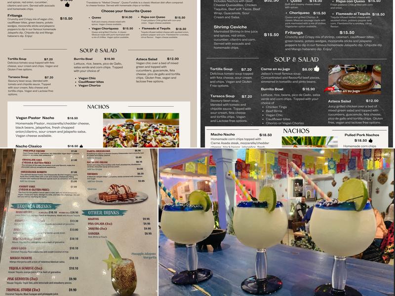 Chile & Agave Mexican Grill Menu