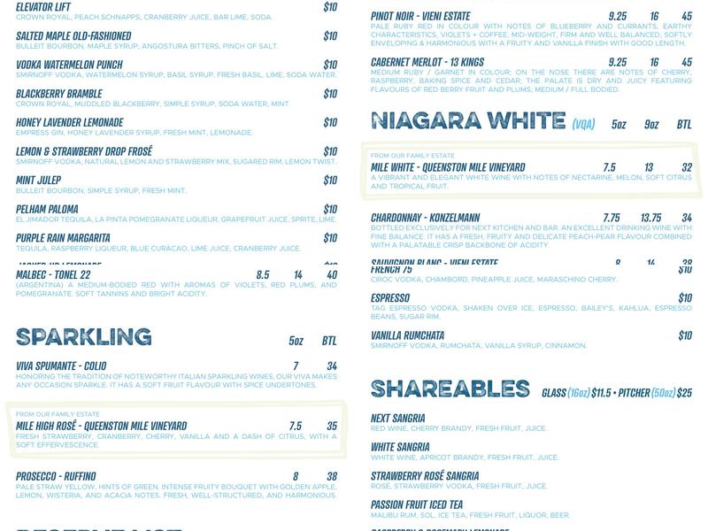 Cracker Jack's Bar & Grill Menu