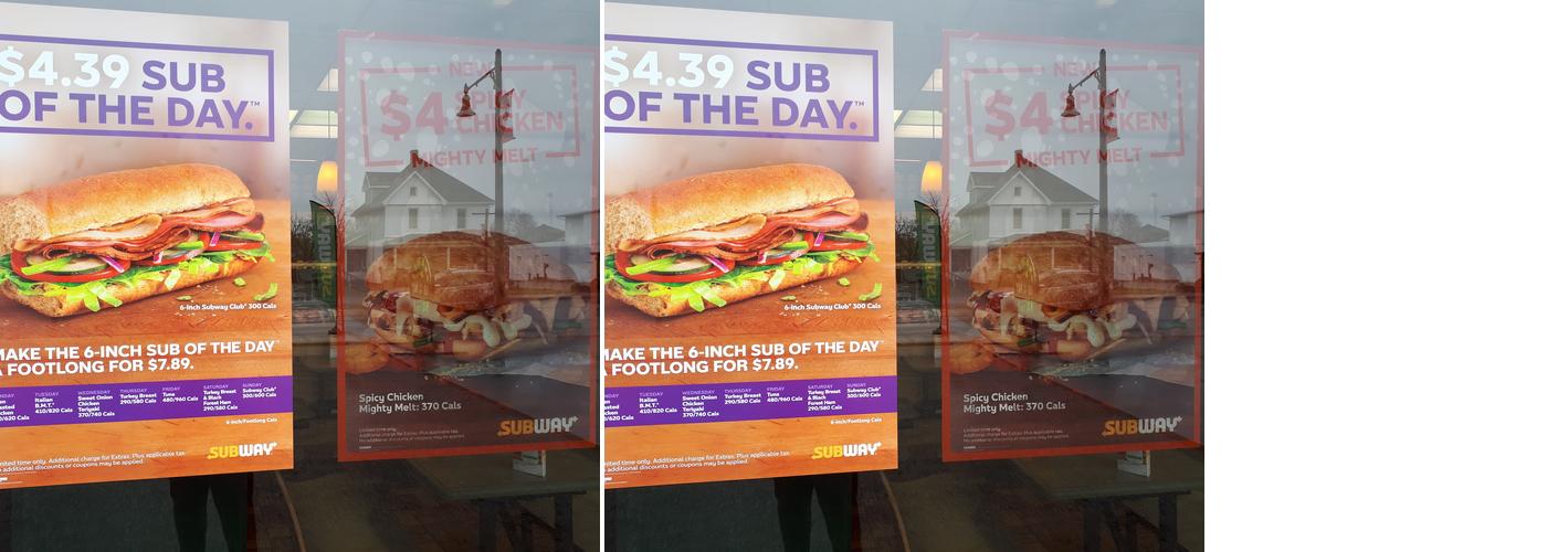 Subway Menu