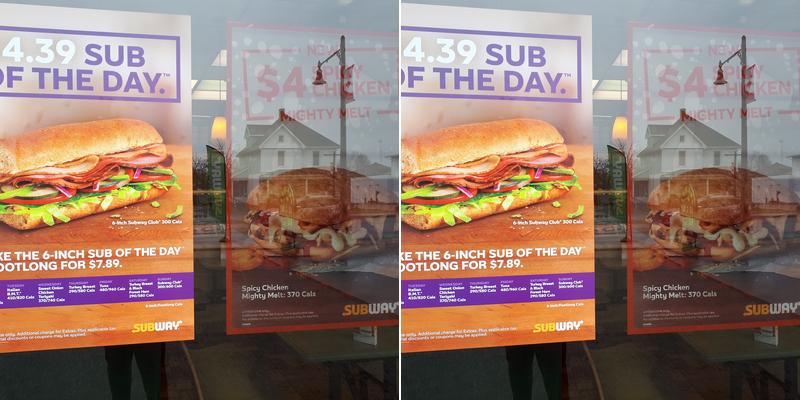 Subway Menu