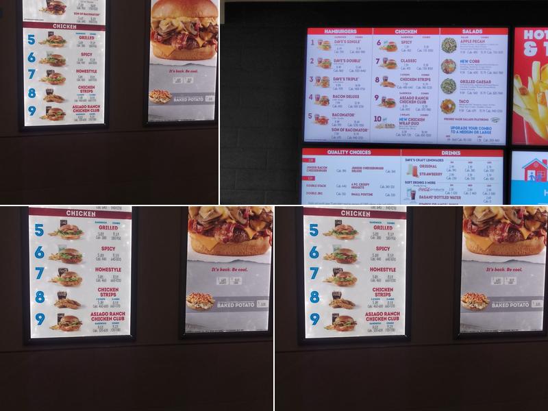 Wendy's Menu