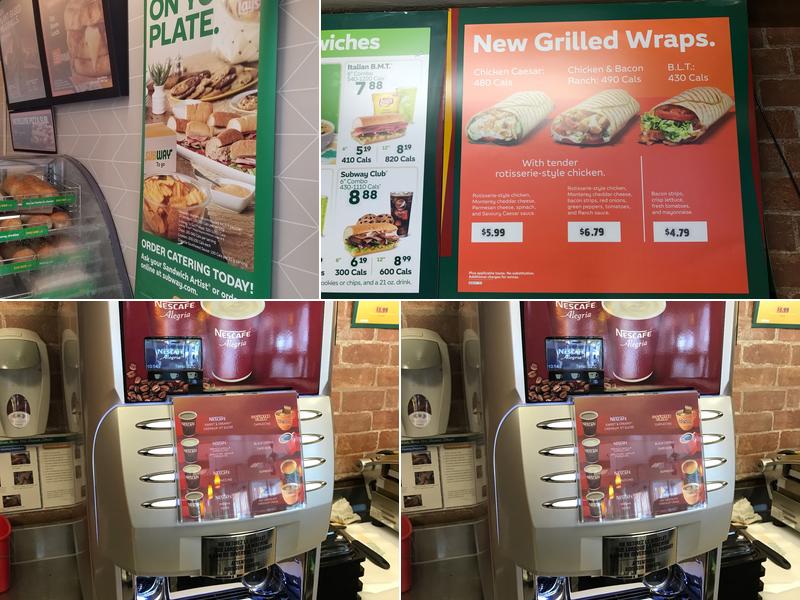 Subway Menu