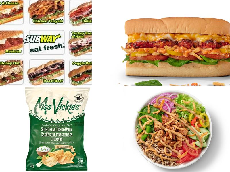 Subway Menu