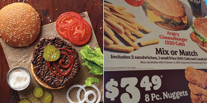 Burger King Menu