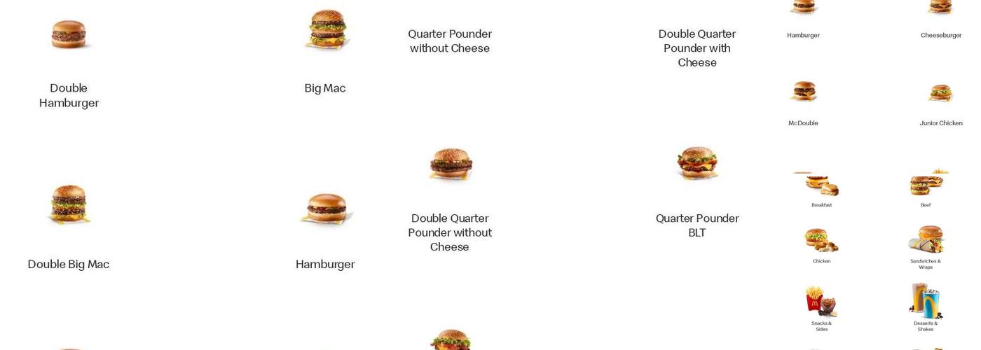 McDonald's Menu