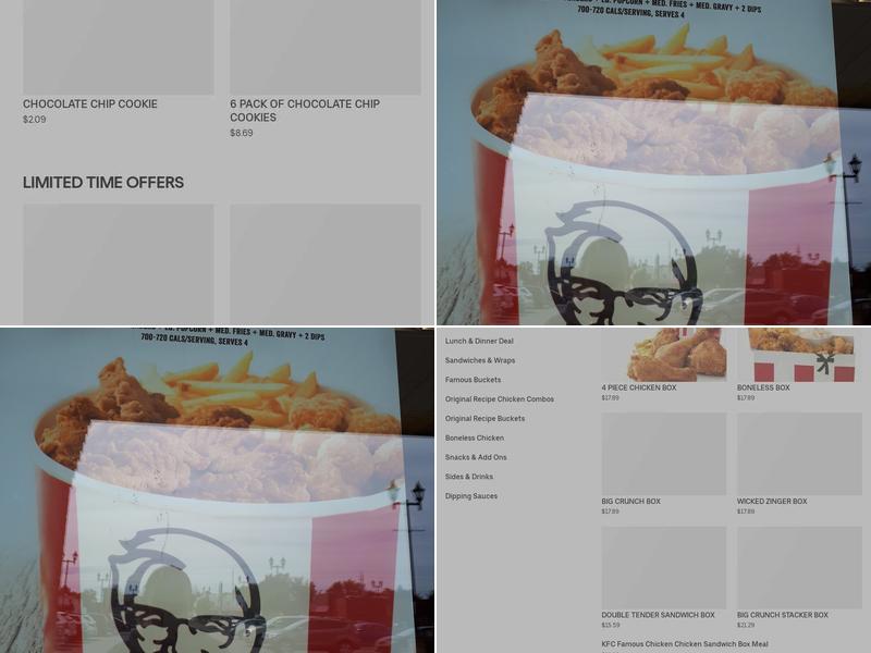 KFC Menu