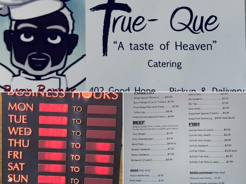 True-Que Menu