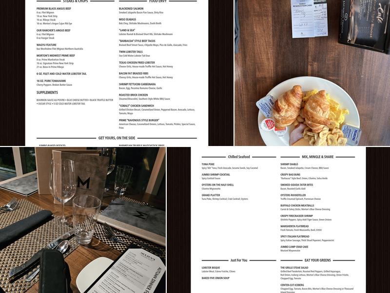 Morton's Grille Niagara Falls Menu