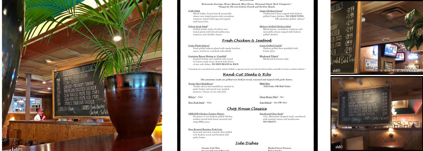 Franklin Chop House Menu