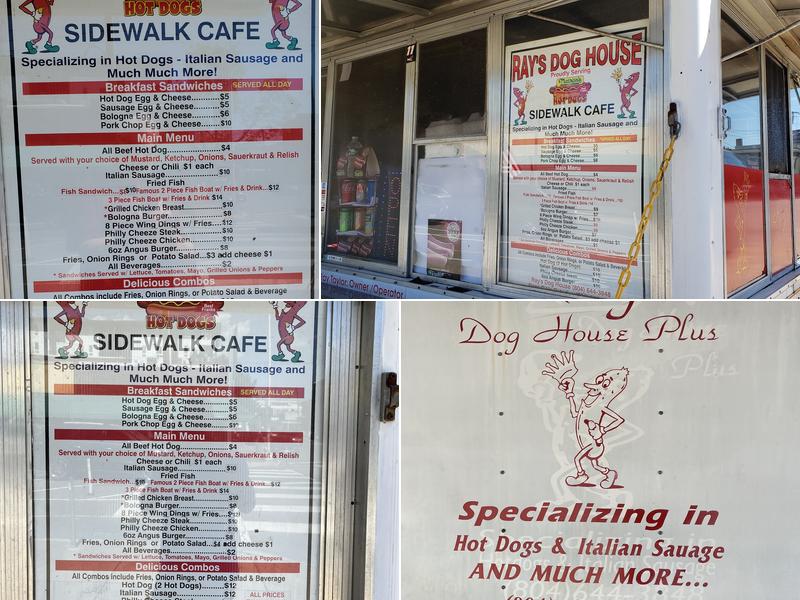 Ray's Dog House Menu