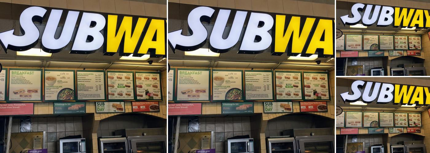 Subway Menu