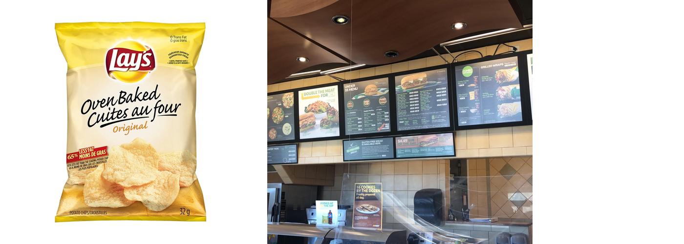 Subway Menu