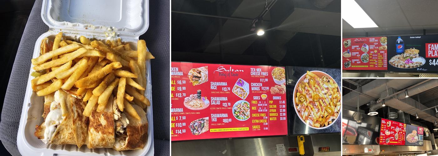 Sultan Restaurant Menu