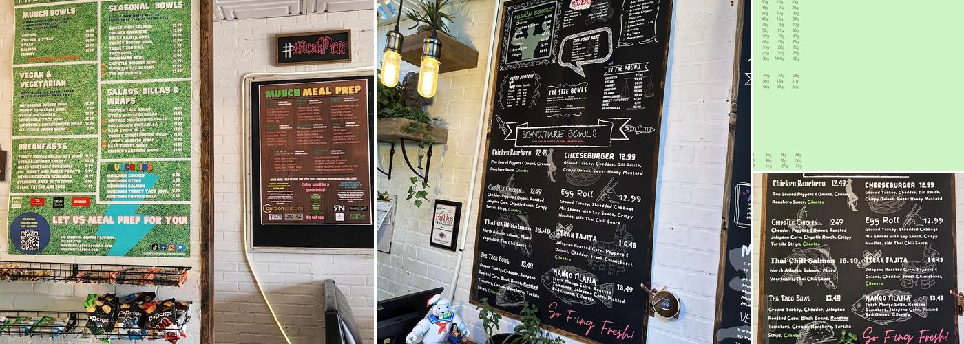 Munch Menu