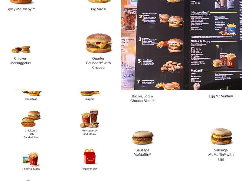 McDonald's Menu