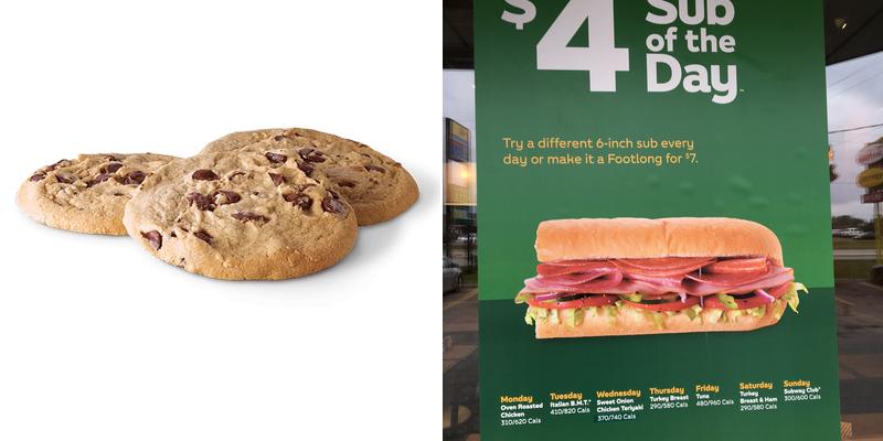 Subway Menu