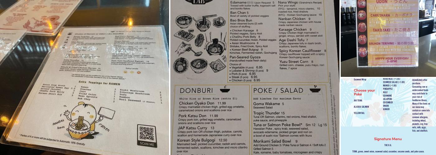 Poke Lab Eatery Delray Beach Menu
