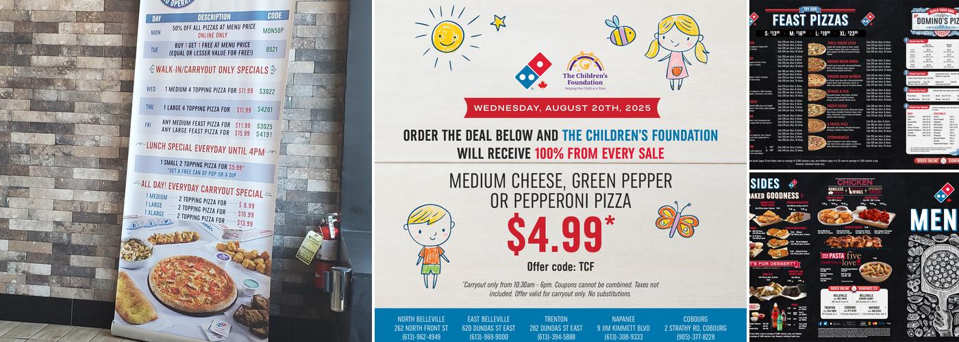 Domino's Pizza Menu
