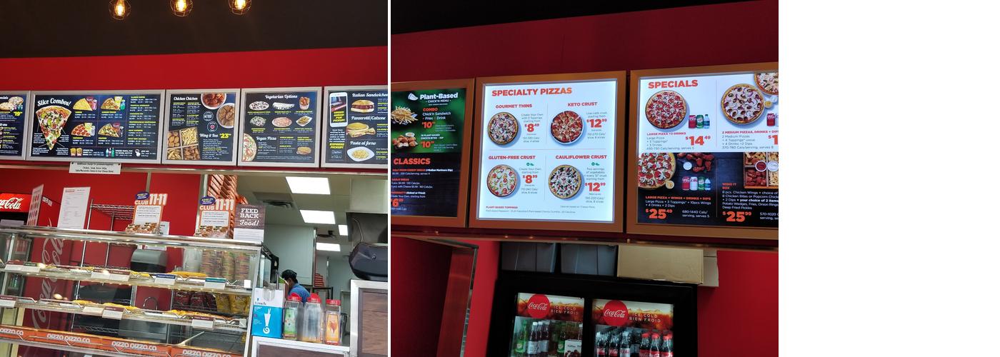Pizza Pizza Menu