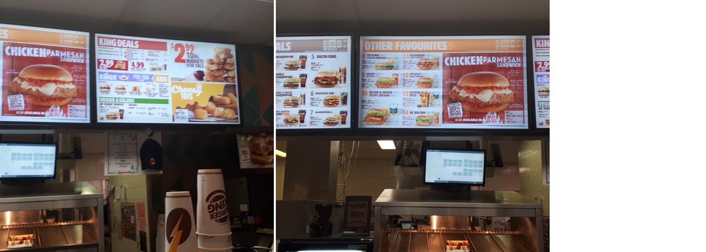 Burger King Menu