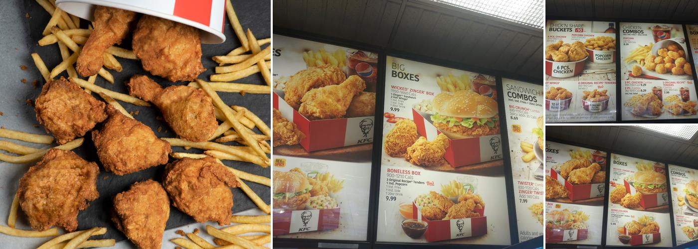KFC Menu