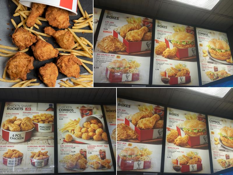 KFC Menu