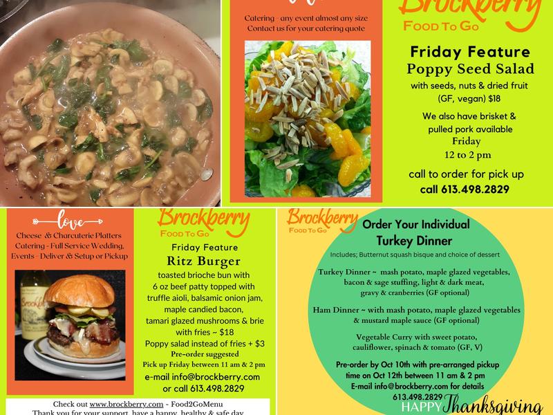 Brockberry Food 2 Go & Suites Menu