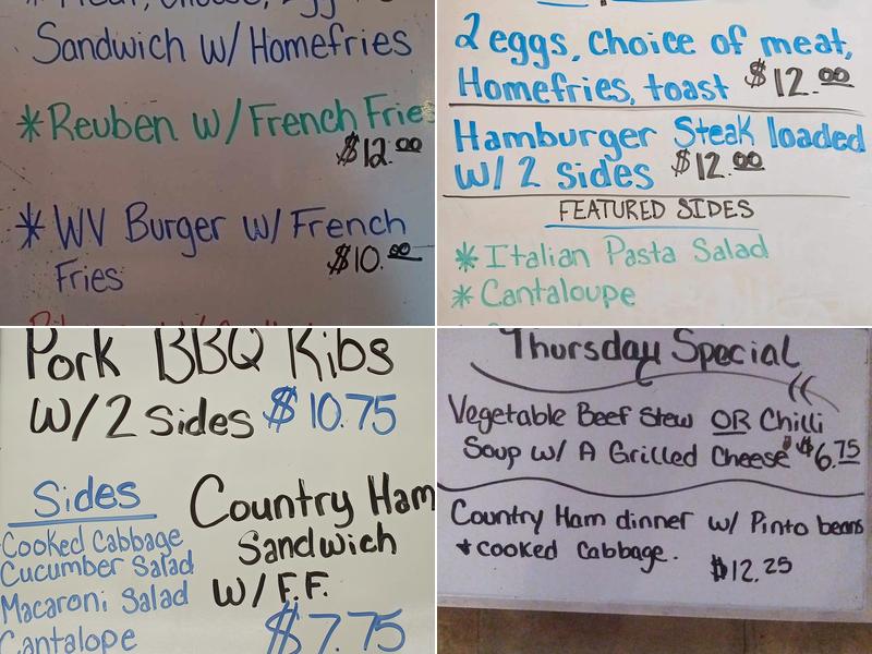 Brandywine Family Dining Menu