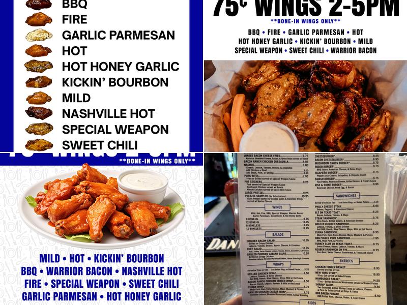 Frank’s Menu