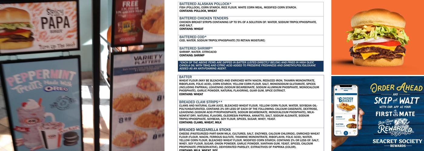 Long John Silver's | A&W Menu