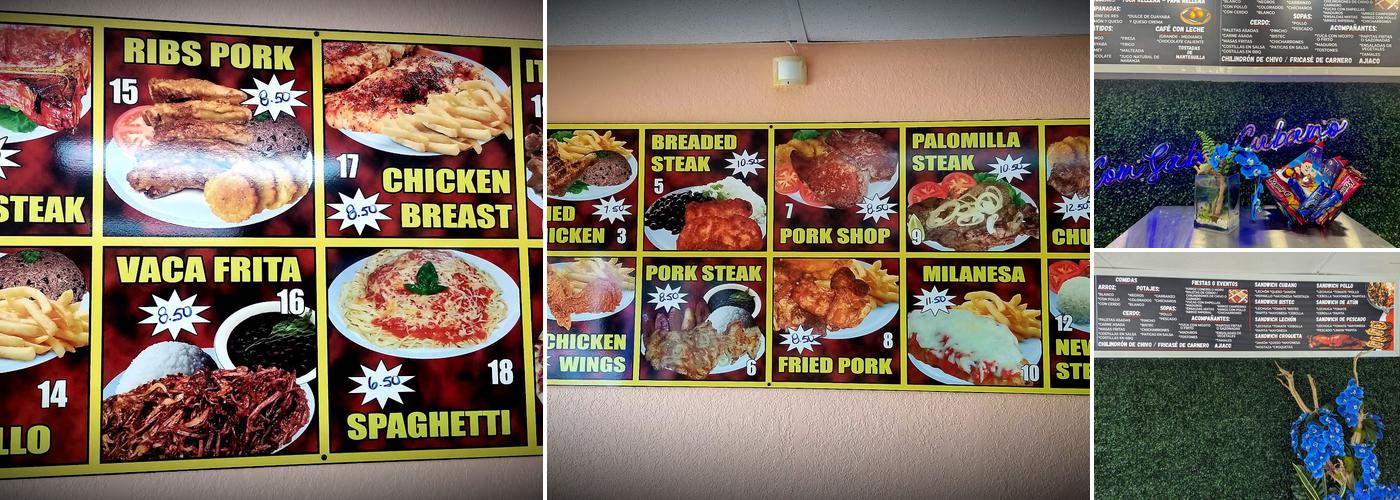 VLADY CUBAN FOOD Menu