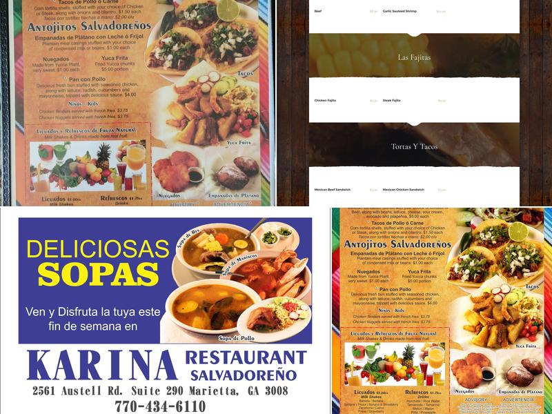 Doña Celia Menu