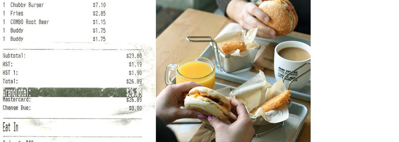 A&W Canada Menu